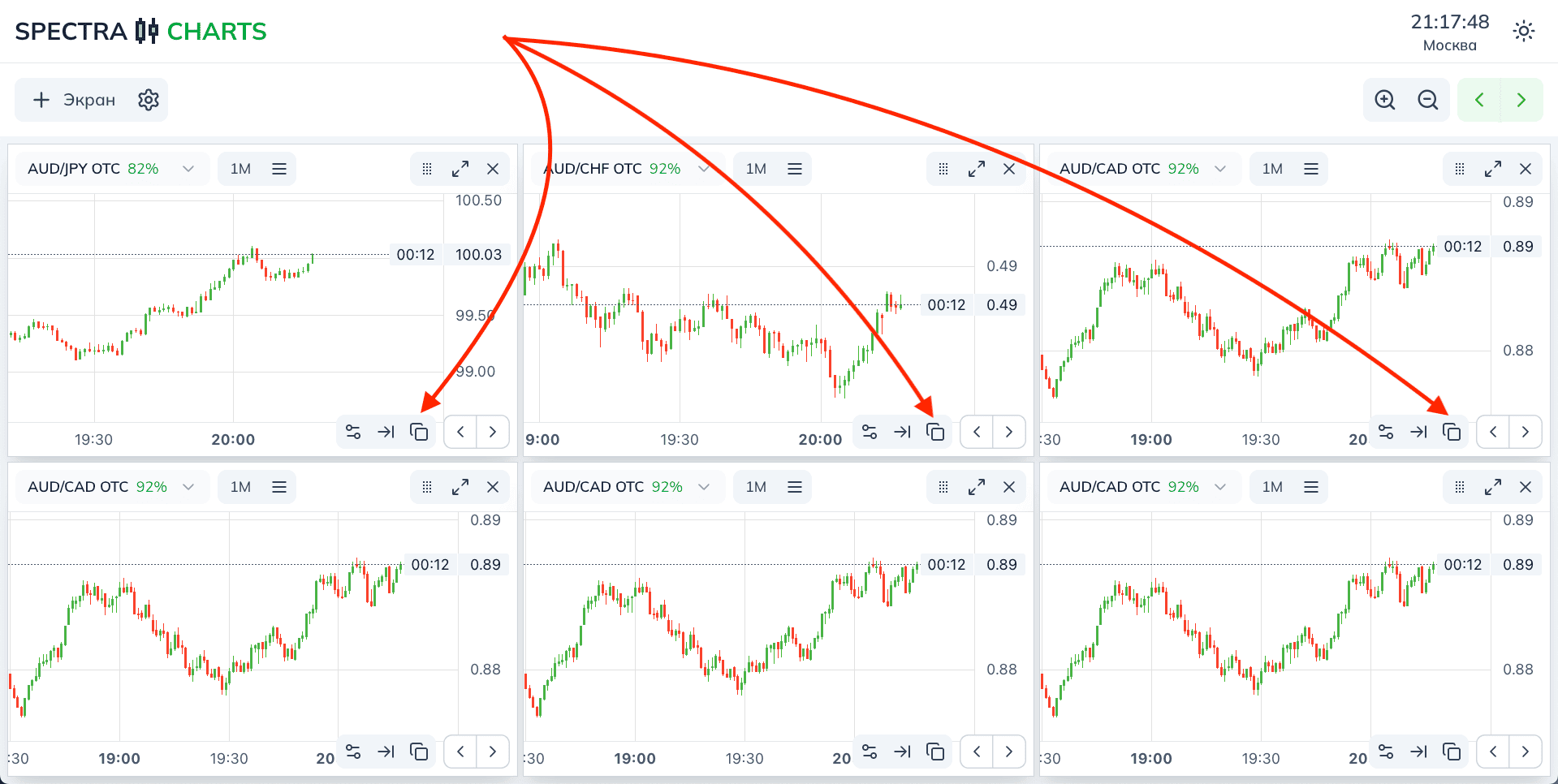 Копирование актива